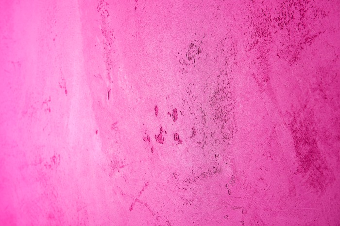 Betonspachtel- Betonwand - Sichtbetonwand pink - farbig