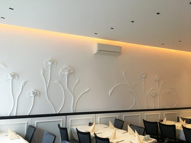 Wandgestaltung Restaurant - Wandorenament